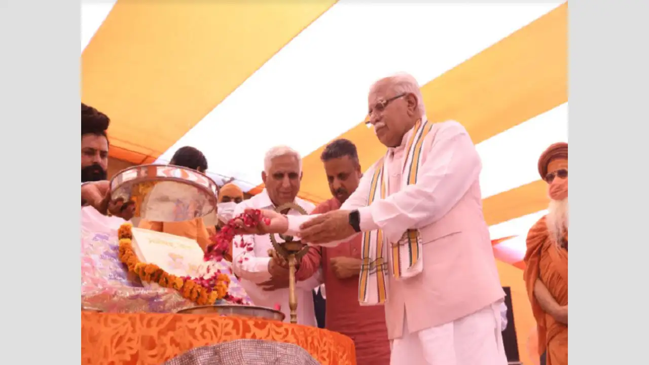 Haryana CM inaugurates Rekhi Centre of Excellence for Science of Happiness at Kurukshetra University