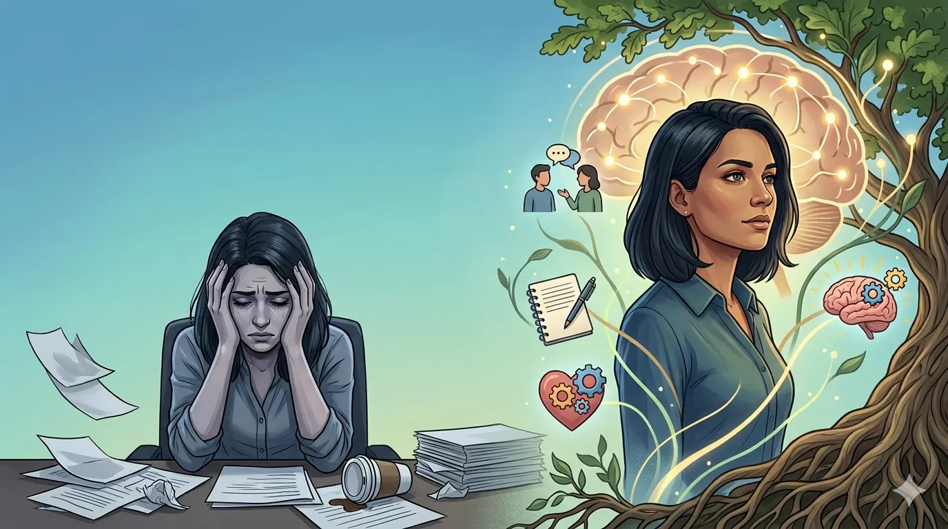 Blog banner image reference: Why "Be Positive" Is the Worst Advice Ever Given — And What Science Says Instead
